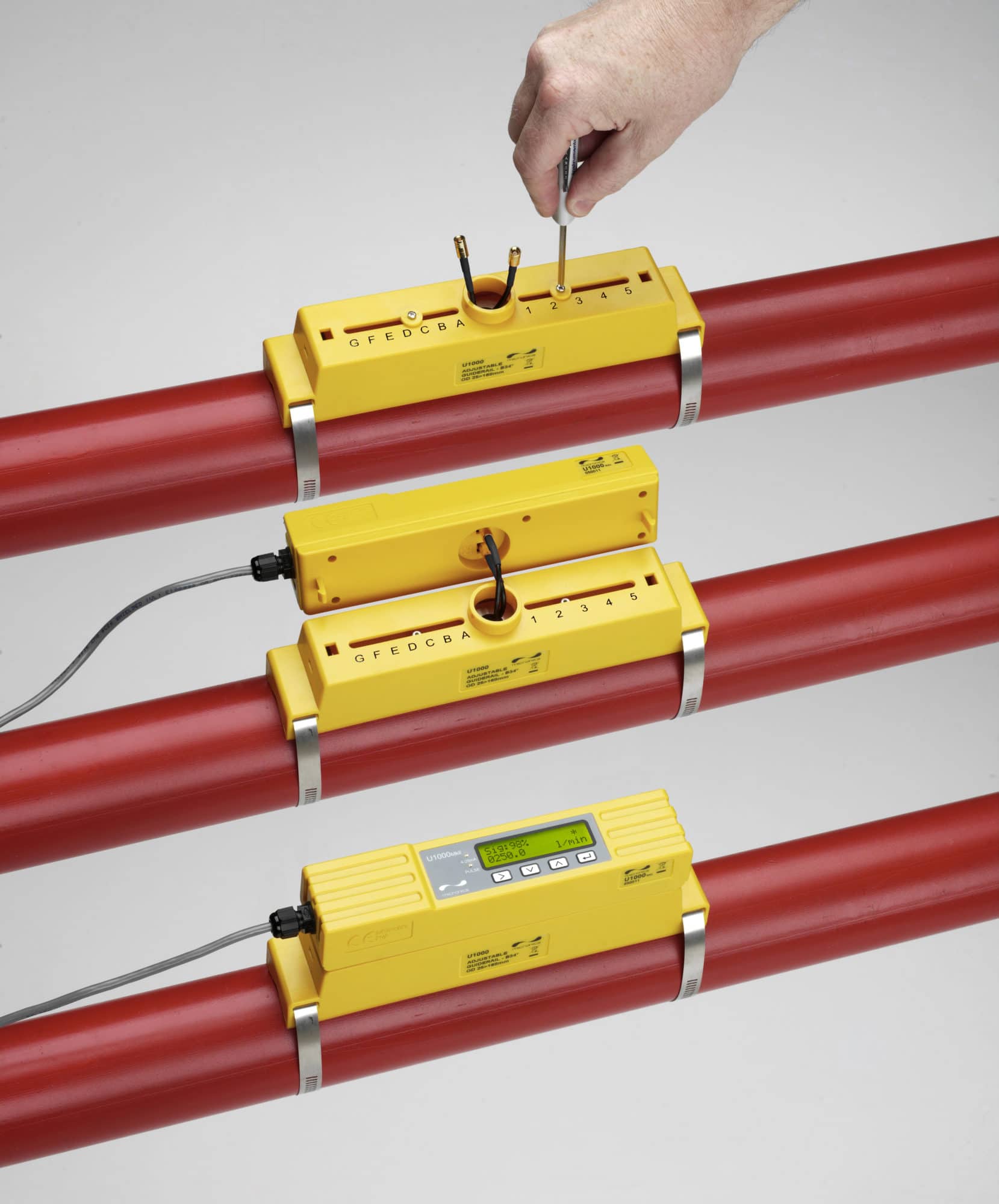 Ranheat Monitor Clamp-On Ultrasonic Flow Meter (Fixed)